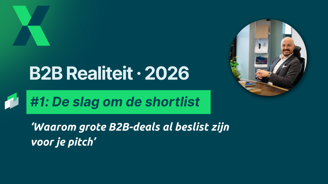 Waarom grote B2B-deals al beslist zijn voor je pitch